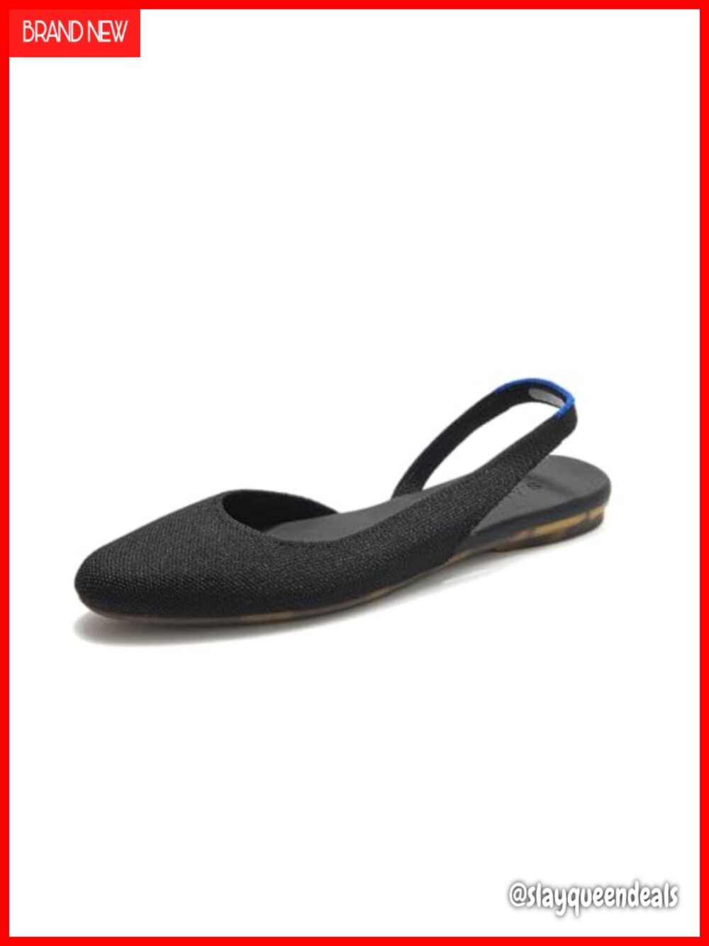 Rothy's Almond Slingback Flats Machine Washable Sustainable Women's Casual Shoe